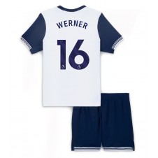 Tottenham Hotspur Timo Werner #16 Hemmaställ Barn 2024-25 Korta ärmar (+ Korta byxor)